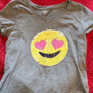 Girls flip-sequins shirt size 7/8